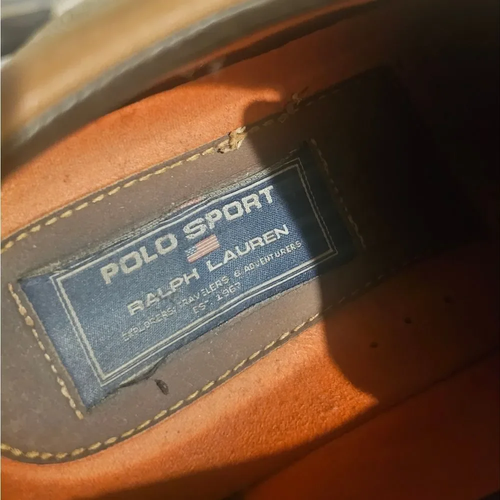 RALPH LAUREN Polo Sport Rugged Duck Boots -‎ Size 15D